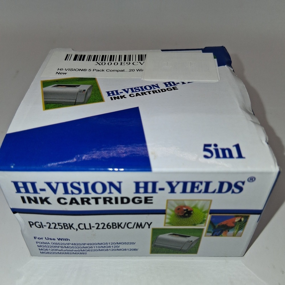 5-Pack  Canon PGI-225 BK & CLI-226 BK-C-M-Y Ink